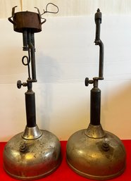2 Gas Lanterns Vintage