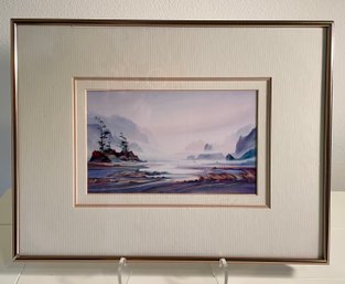 Puget Sound/Island County Frames Watercolor Print ~ Signed John Ebner Be