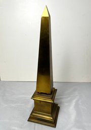 Vintage Italian Brass Obelisk