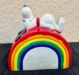 Vintage Snoopy Rainbow Bank