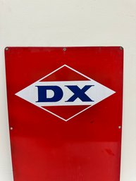 Vintage DX Gas Porcelain Sign