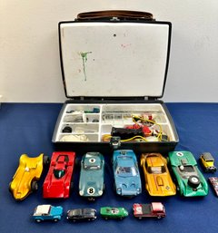 Vintage Lot Of Slot Cars And Parts