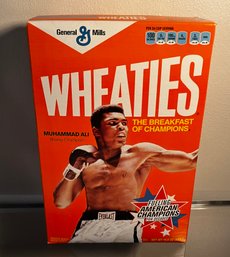 Wheaties Muhammad Ali Boxing Champion Collectors Cereal Box *local Pick Up Only*