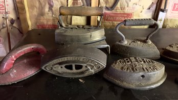 Vintage Lot Of Sad Irons