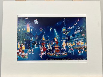 Disney Artwork Signed To Jean With Love Melanie Taylor Kent