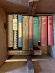 Antique Books And Fruit Crate