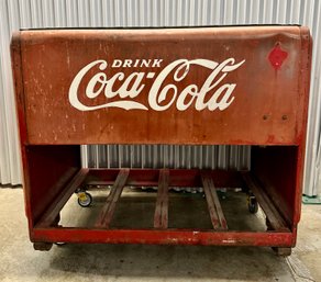 Vintage Large Coca Cola Cooler -local Pick Up