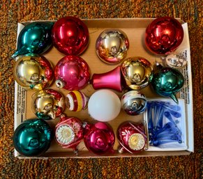 Lot Of Large Christmas Ornaments
