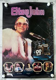 Elton John Pioneer 1975 Poster