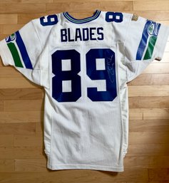 Brian Blades #89 Seattle Seahawks Jersey Autographed With Sharpie