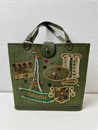 Vintage Paris Travel Bag Purse