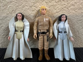 Three Star Wars Figures Princess
