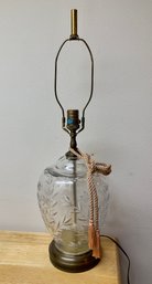 Vintage Crystal Table Lamp
