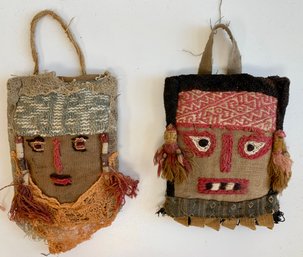 Vintage Handmade Chancay Burial Dolls