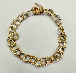 14k Gold Charm Bracelet