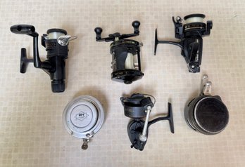 Lot Of 6 Fishing Reels Mitchell Abu Garcia And More