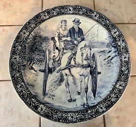 Large Delft Plate By Boch