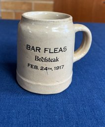 Bar Fleas Beefsteak Feb 24, 1917 Stoneware Mug