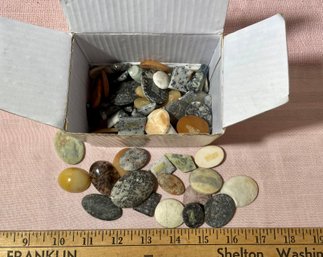Box Of Stone Pieces