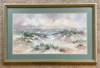 Sand Dune, Beach Scene Watercolor Print ~ Margaret Hoybach 466/2200