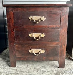 Large Night Stand With Heavy Handles