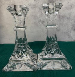Set Of Waterford Candleholders