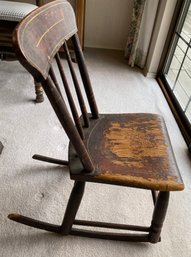 Childs Wood Rocking Chair