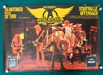 Aerosmith German Concert Poster