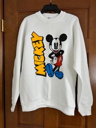 Mickey Mouse Made In USA Sweatshirt L NOS