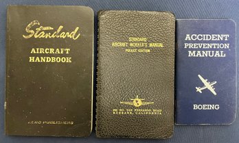 Standard Aircraft Handbook, Standard Air Raft Workers Manual, Boeing Accident Prevention Manual 1946