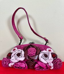 Isabella Fiore Leather Floral Purse