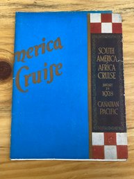 South America Africa Cruise January 24, 1928