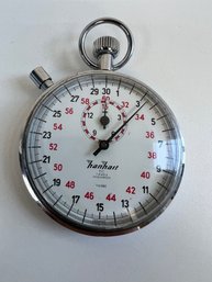 Vintage 1960's Hanhart Stop Watch 7 Jewels