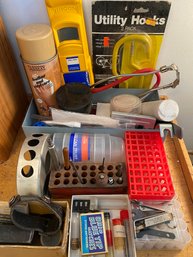 Lot Of Small Garage Items- Leather Care & Misc.
