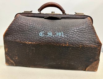 Vintage Leather Doctors Bag