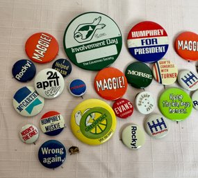 Lot Of Political Buttons