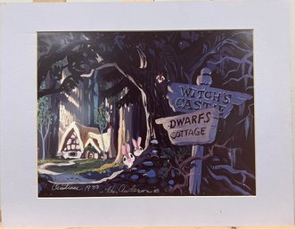 Signed Ken Anderson Dwarfs Cottage Print