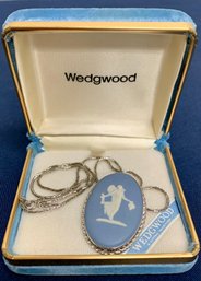 Wedgwood Necklace, Van Dell Sterling Silver, Made In England
