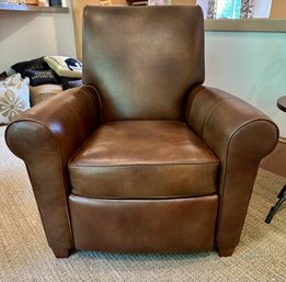 Ethan Allen Brown Leather Recliner