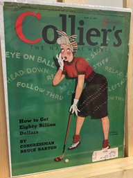 Colliers Magazine Cover April 15 1939 In Plastic.