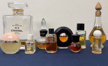 10 Vintage Perfumes Bottles With Perfumes.