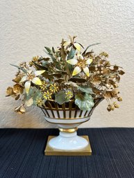 Jane Hutcheson For Gorham Metal Flowers-Local Pickup