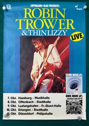 Robin Trower And Thin Lizzy Concert Poster