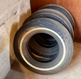 Lot Of Three Vintage Rubber Tires