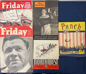 5 Vintage Magazines/sales Pamphlets.