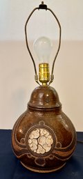 Vintage Brown Ceramic Lamp
