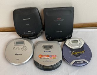 Assorted (5) Portable CD Players