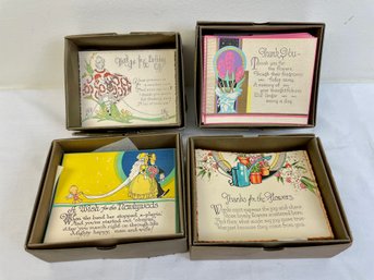 Lot Of 4 Boxes Of Vintage Cards