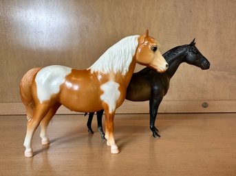 Breyer Horse And One Unmarked Plastic Horse