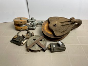 Lot Of Pullies And Door Latches